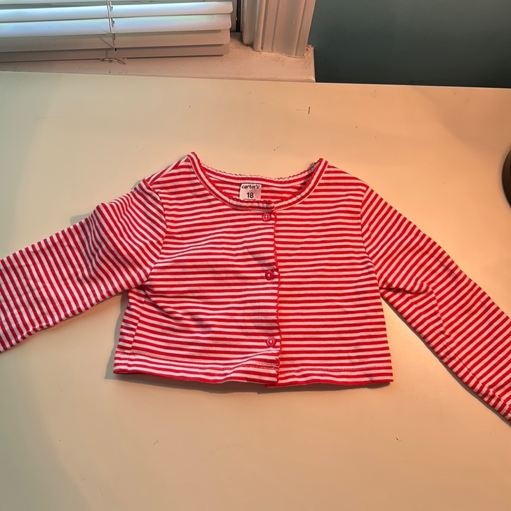 Carter’s striped shirt